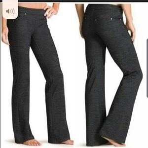 Athleta Odyssey Bettona Classic Pant Heather Black Gray Size XS
